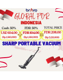 SHARP EC-WE77Y-BK 3in1 Cordless Vacuum Cleaner