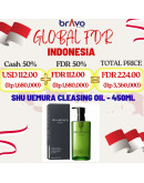 Shu Uemura Anti/Oxi+ Pollutant And Dullness Clarifying Cleansing Oil -450 ml