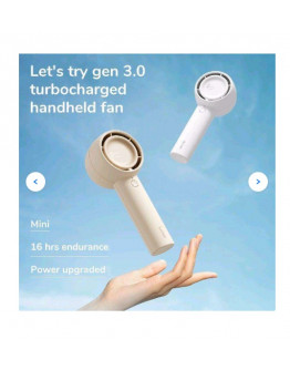 JisuLife Life5 Plus Handheld Fan Kipas Angin Genggam Mini Portable TURBO 5-Speed 4000mAh USB C FA43