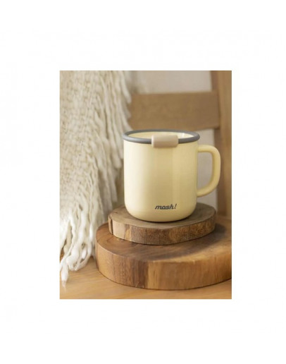 Mosh New Latte Mug Cup Ivory 430ml