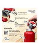 Mosh Bottle Latte Tumbler Botol Minum Termos Stainless 450ML - IVORY