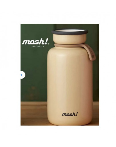 Mosh Bottle Latte Tumbler Botol Minum Termos Stainless 450ML - IVORY